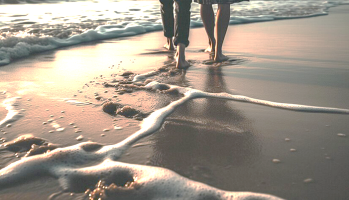 a-couple-walks-on-beach-sunset-used-for-couples-counselling
