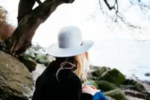sitting-by-the-lake